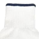 San Jamar DFG1000-M Medium Cut Resistant Glove - Synthetic Fiber, White w/ Blue Wrist Band thumbnail 2