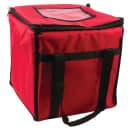 San Jamar FC1212-RD Food Delivery Bag - 12" x 12" x 12", Nylon, Red thumbnail 2