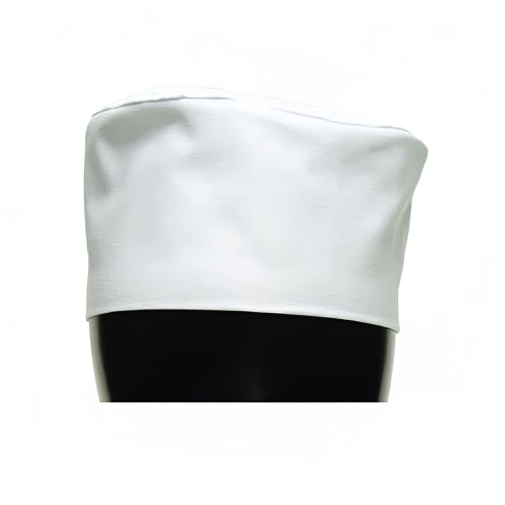 Chef Revival Chef Pill Box Hat, X-Large, Poly Cotton Blend, White (H002-XL)