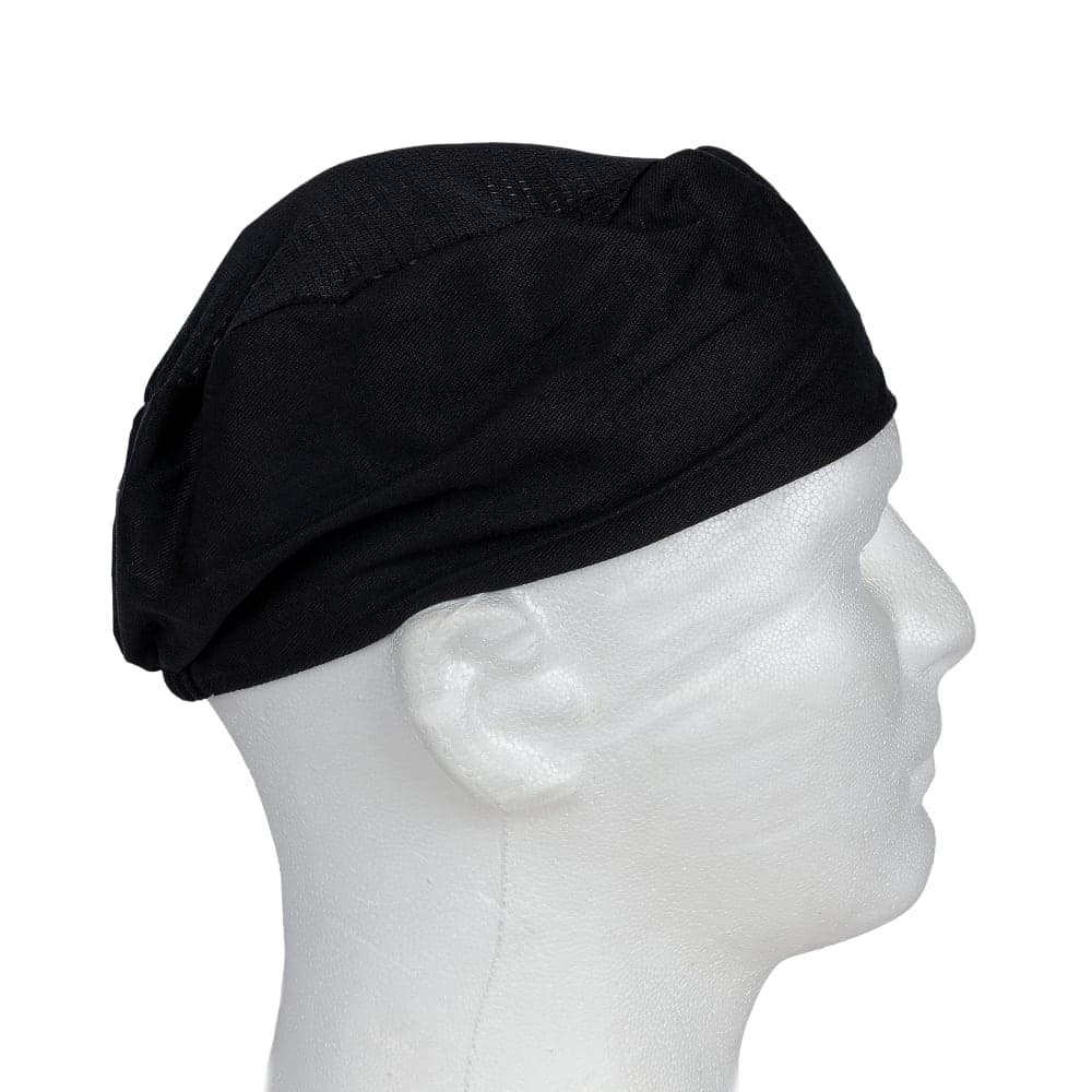Chef Revival Chef Pill Box Hat, Regular, Poly Cotton Blend, Black (H008-R)