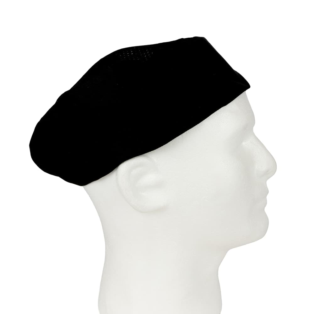 Chef Revival Chef Pill Box Hat, X-Large, Poly Cotton Blend, Black (H008-XL)