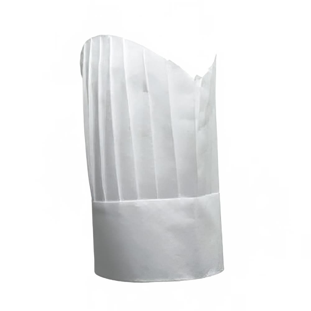 Chef Revival Corporate Chef Hat, 7", Reusable Disposable, White (H055)