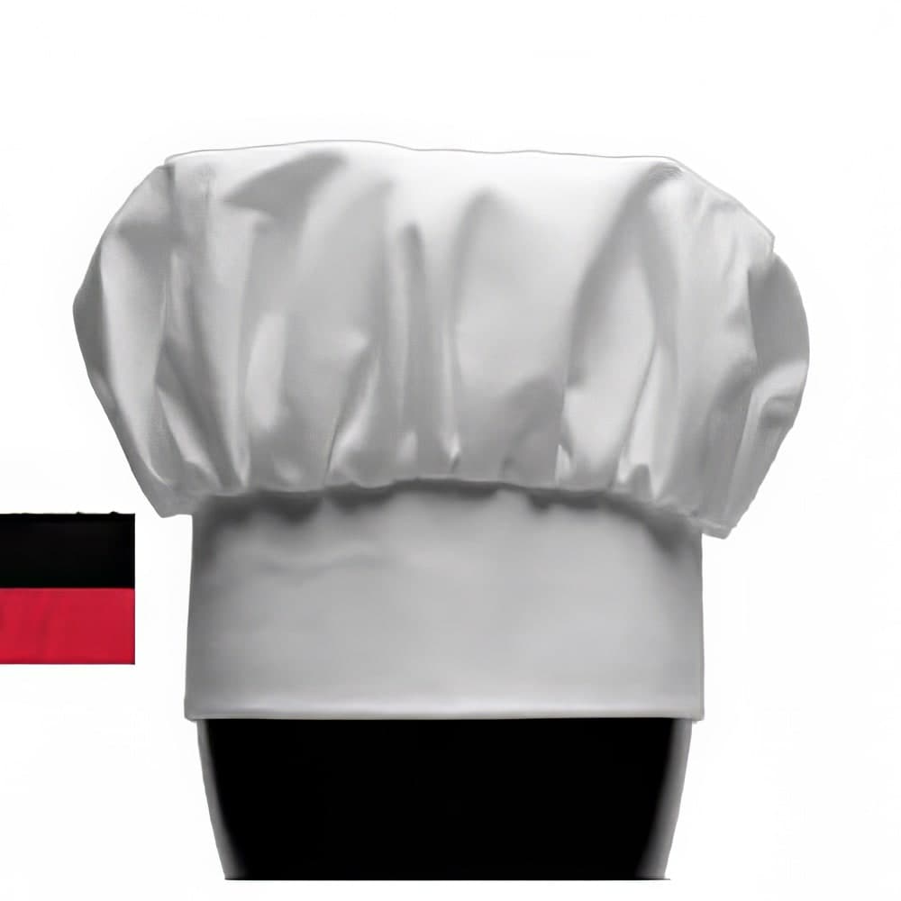 Chef Revival Chef Hat, 13", Heavyweight Poplin Blend, Adjustable, White (H400WH)