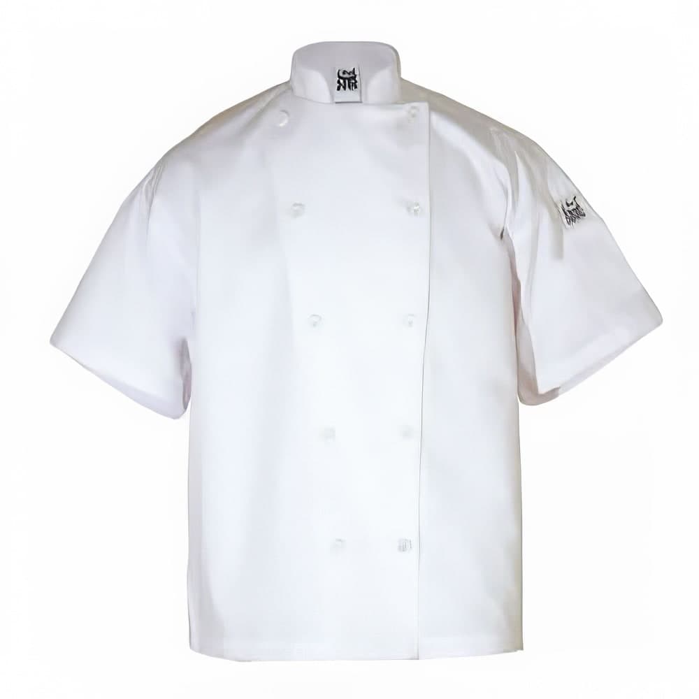 Chef Revival Poly Cotton Blend Chef Jacket, Short Sleeve, 5X (J005-5X)
