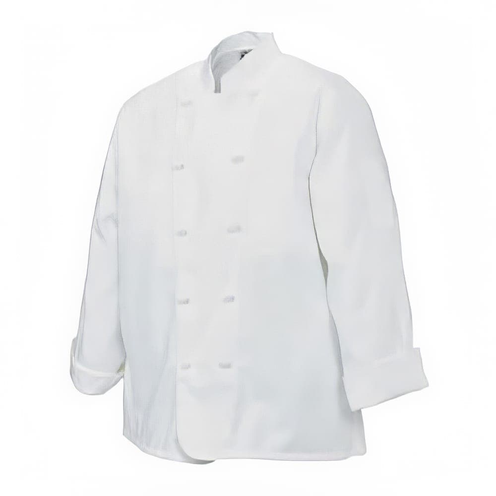 Chef Revival Poly Cotton Chef Jacket, Cloth Knot, 2X (J050-2X)