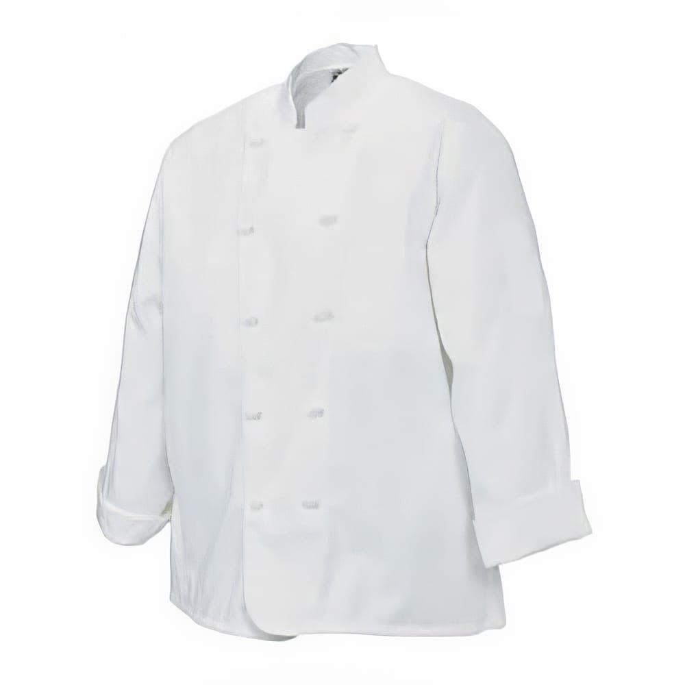 Chef Revival Poly Cotton Chef Jacket, Cloth Knot, 3X (J050-3X)