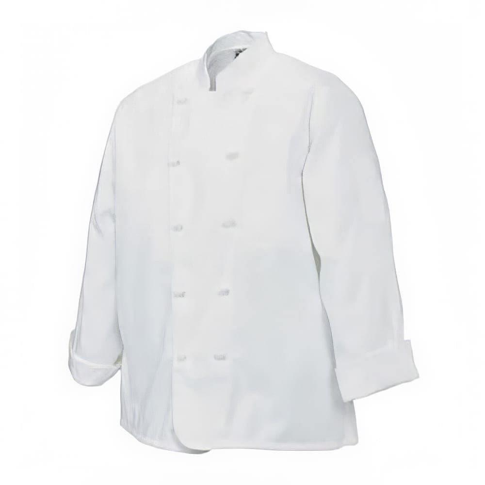 Chef Revival Poly Cotton Chef Jacket, Cloth Knot, X-Large (J050-XL)