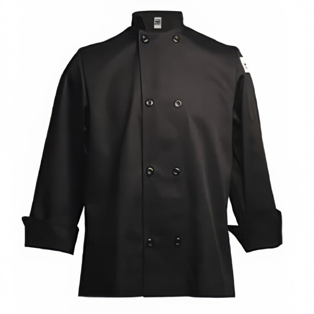 Chef Revival Traditional Chef's Jacket Size 5X, Black (J061BK-5X)