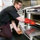 San Jamar KM1100 Kitchen Mat, Rubber, Anti-Slip, 3' x  5', Grease-Resistant, Black thumbnail 3