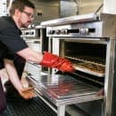 San Jamar KM1100B Kitchen Mat, Anti-Slip, Fatigue Fighting, Grease Resistant, 3' x 5', Black thumbnail 2