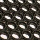 San Jamar KM2100B Kitchen Mat, Anti-Slip, 3' x 5' x 3/4" Thick, Bullnose Edge, Grease Resistant, Black thumbnail 2