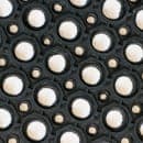 San Jamar KM2100B Kitchen Mat, Anti-Slip, 3' x 5' x 3/4" Thick, Bullnose Edge, Grease Resistant, Black thumbnail 3