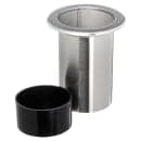 San Jamar L320C 1 Compartment Straw Holder - 5 3/8" x 6", Stainless thumbnail 4