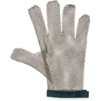 San Jamar MGA515M Medium Cut Resistant Glove - Stainless Steel, Red Wrist Band thumbnail 6