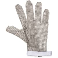 San Jamar MGA515XS Extra Small Cut Resistant Glove - Stainless Steel, Gray Wrist Band thumbnail 6