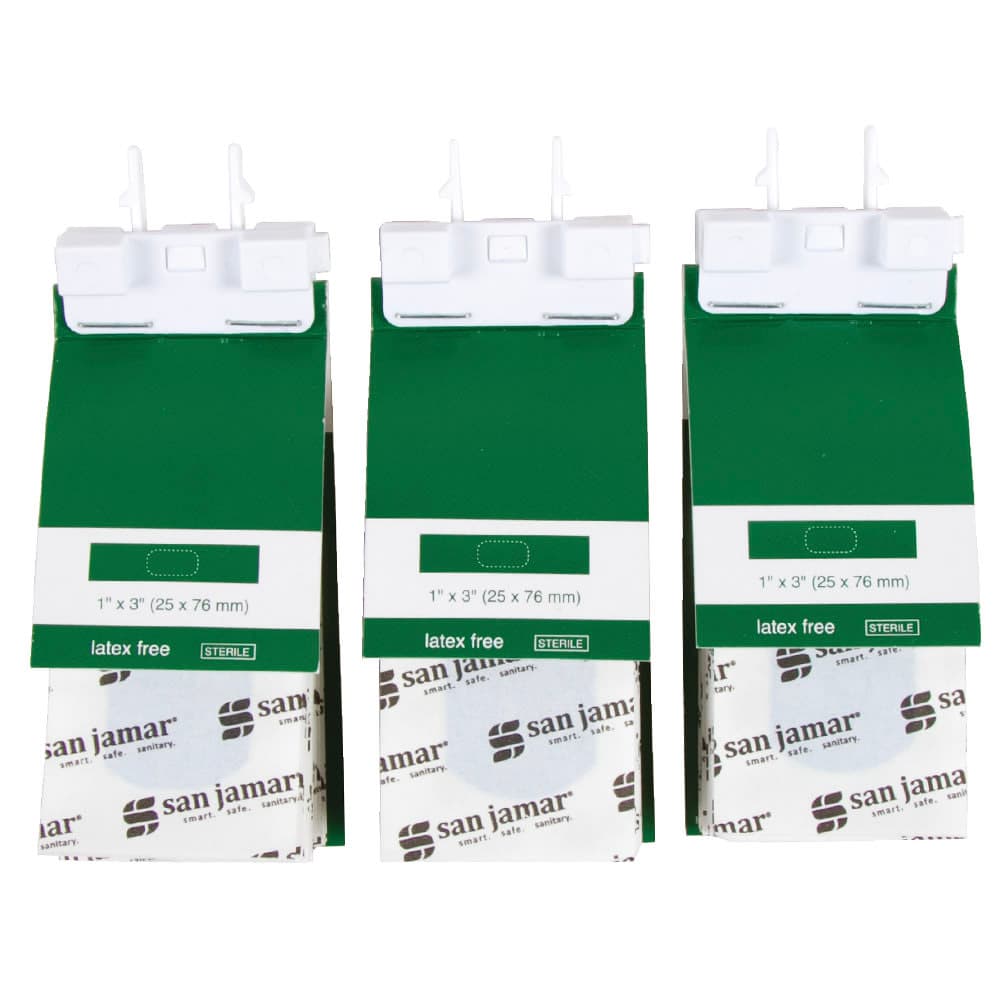 San Jamar MKBR901 Strip Bandage Refill for Mani-Kare Dispenser
