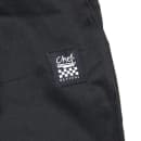 Chef Revival Poly Cotton Basic Chef Pants, 2X, Black (P020BK-2X) thumbnail 2