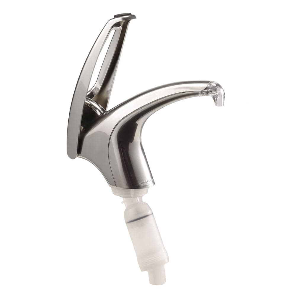 San Jamar P4000 Soft-Touch Pump for Frontline Condiment Dispensers - 13" x 9", Metal