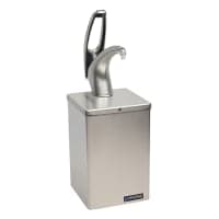 San Jamar P4800BK Pump Style Condiment Dispenser w/ Pump, (1) Compartments, Stainless thumbnail 2