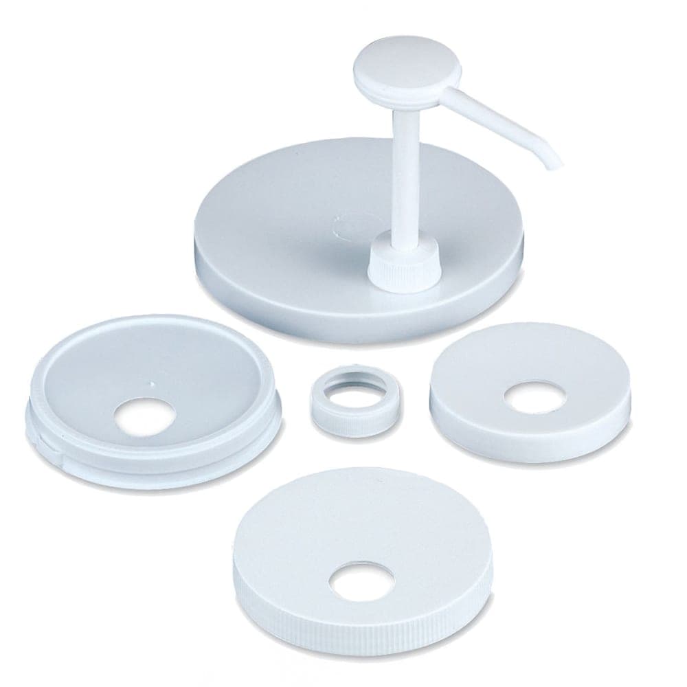 San Jamar P7310 Condiment Pump Kit w/ 1 oz/Stroke Capacity, Plastic, White
