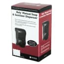 San Jamar S900TBK 900 mL Wall-Mount Liquid Soap Dispenser - Manual, Black Pearl thumbnail 6