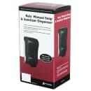 San Jamar SF1300TBK 1300 mL Wall-Mount Foam Soap Dispenser - Manual, Black Pearl thumbnail 5