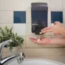 San Jamar SF1300TBK 1300 mL Wall-Mount Foam Soap Dispenser - Manual, Black Pearl thumbnail 7