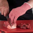 San Jamar SG10-RD-S Small Cut Resistant Glove - Synthetic Fiber, Red thumbnail 5