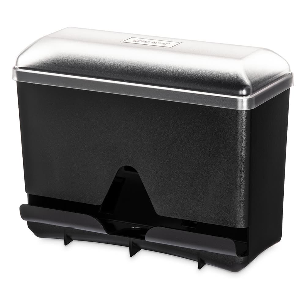 San Jamar ST250 Single Sided Straw Dispenser - 250 Capacity, Black
