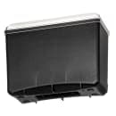 San Jamar ST250 Single Sided Straw Dispenser - 250 Capacity, Black thumbnail 2