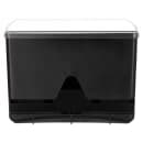 San Jamar ST250 Single Sided Straw Dispenser - 250 Capacity, Black thumbnail 3