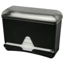 San Jamar ST250 Single Sided Straw Dispenser - 250 Capacity, Black thumbnail 4