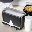 San Jamar ST250 Single Sided Straw Dispenser - 250 Capacity, Black thumbnail 8