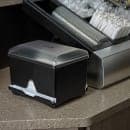 San Jamar ST500 Double Sided Straw Dispenser - 500 Capacity, Black thumbnail 7