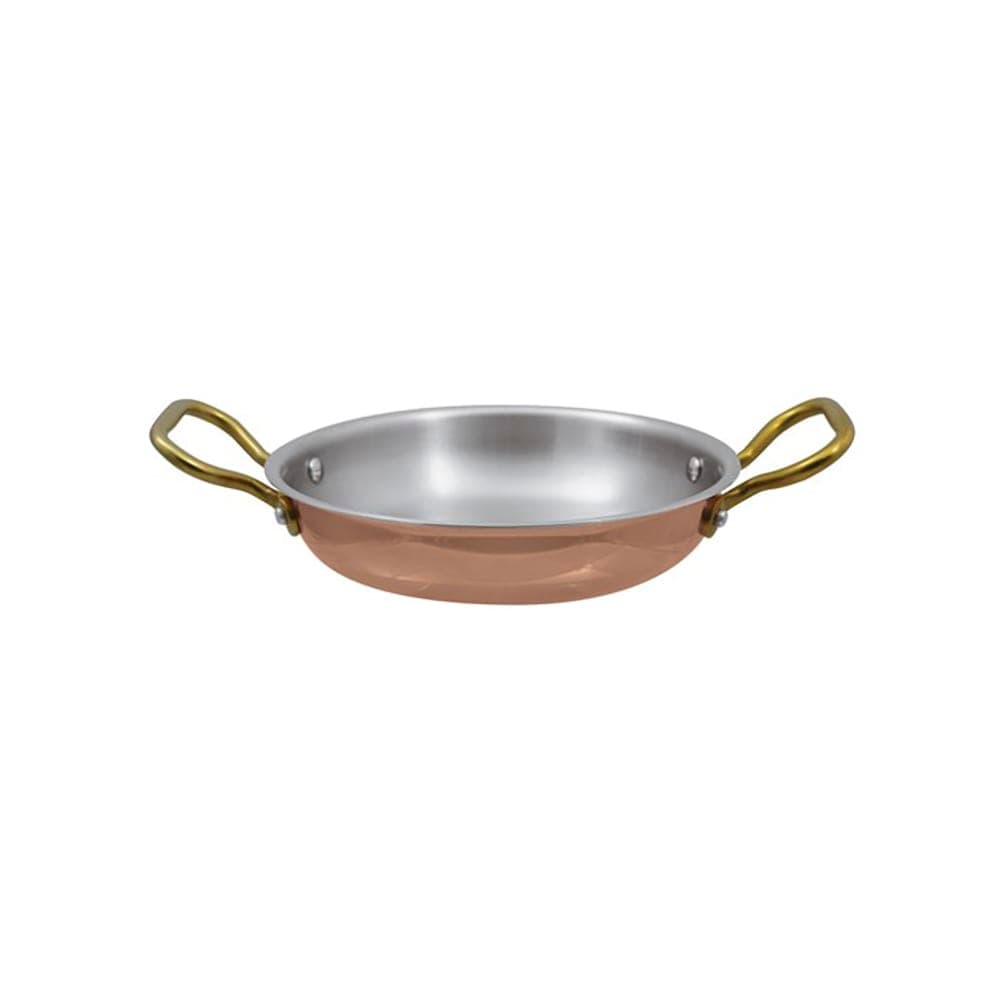 Paderno 48 Oz. Round Gratin - Aluminum/Copper/Stainless Steel (A1551520)