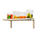 New Age T-Bar Wall Mounted Shelf, 36"W x 20"D, Aluminum (1121) thumbnail 3