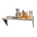 New Age Solid Wall Mounted Shelf, 36"W x 12"D, Aluminum (1125) thumbnail 2