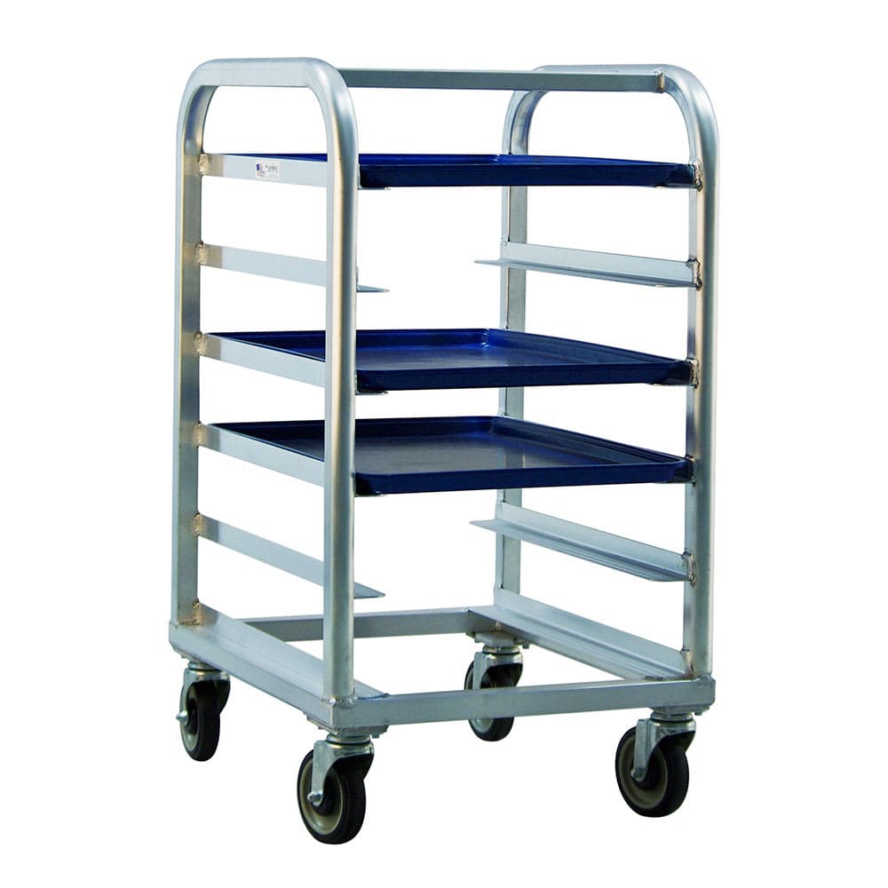 New Age 15 3/4"W 6 Platter Pan Rack w/ 5" Bottom Load Slides (1161)