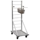 New Age Fry Basket Rack w/ 18 Basket Capacity & 3" Casters, 52 1/2" x 18 x 27", Aluminum (1210) thumbnail 2