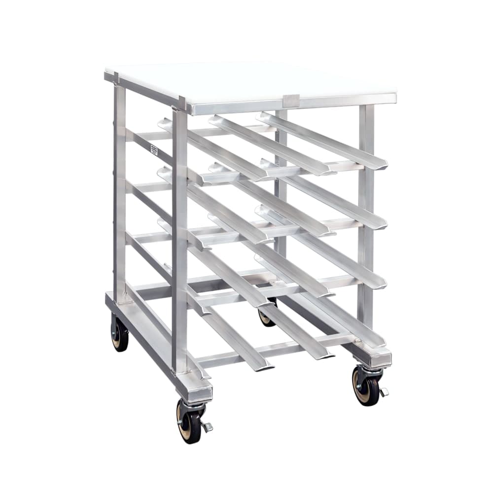 New Age 41"H Mobile Can Rack w/ (72) #10 or (96) #5 Capacity (1227)
