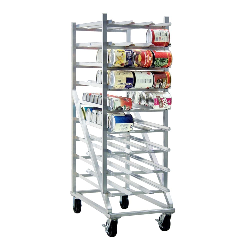 New Age 77 1/4"H Mobile Can Rack w/ (216) #10 or (297) #5 Capacity (1256CK)