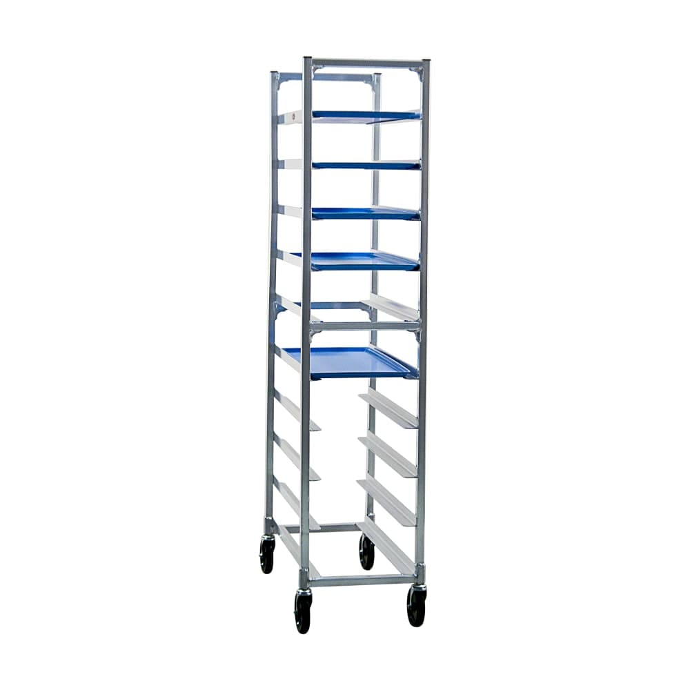 New Age 15 1/4"W 10 Platter Pan Rack w/ 6" Bottom Load Slides (1348)