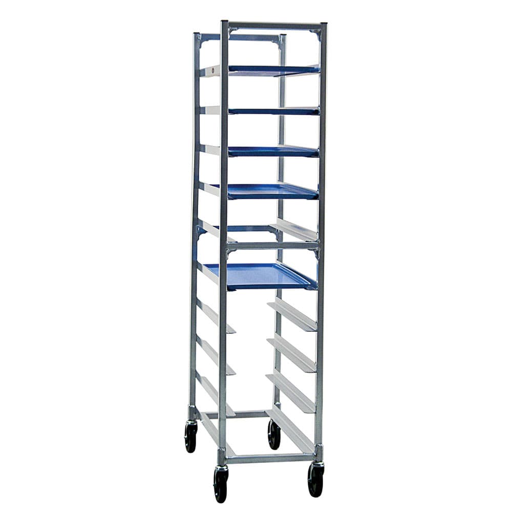 New Age 25 1/2"W 18 Platter Pan Rack w/ 7 1/2" Bottom Load Slides (1349)