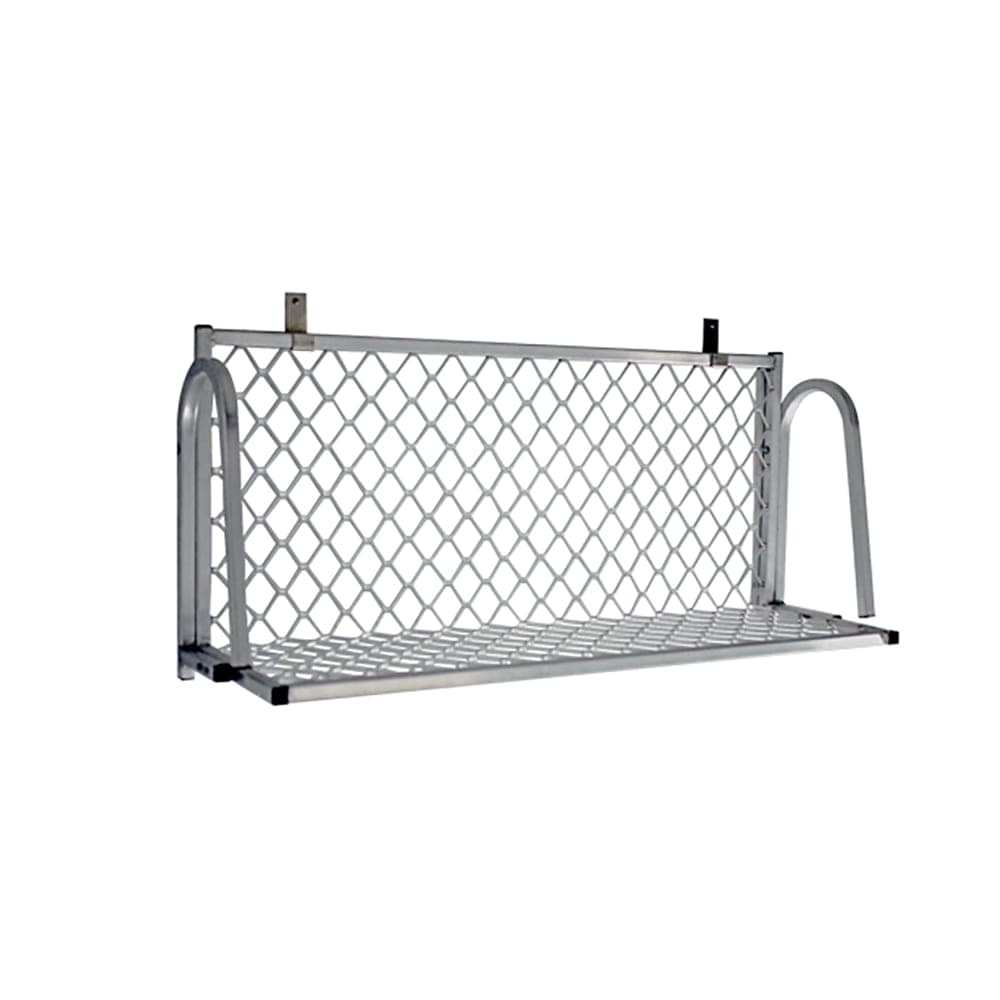 New Age Boat Rack Wall Mounted Shelf, 72"W x 15"D, Aluminum (1373W)