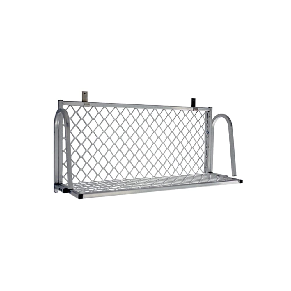 New Age Boat Rack Wall Mounted Shelf, 120"W x 15"D, Aluminum (1375W)
