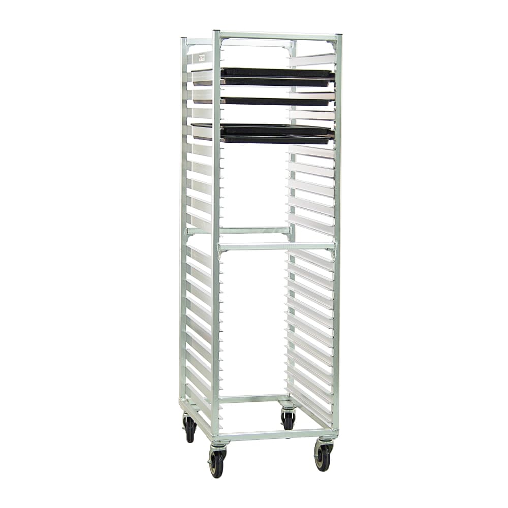 New Age 20 11/16" W 38 Bun Pan Rack w/ 1 1/2" Bottom Load Slides (1461)