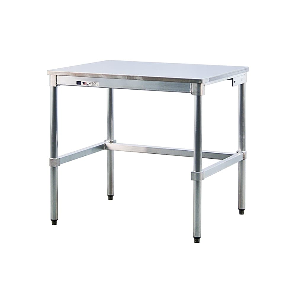 New Age 36" 16 ga Work Table w/ 304 Series Stainless Flat Top (24SS36KD)