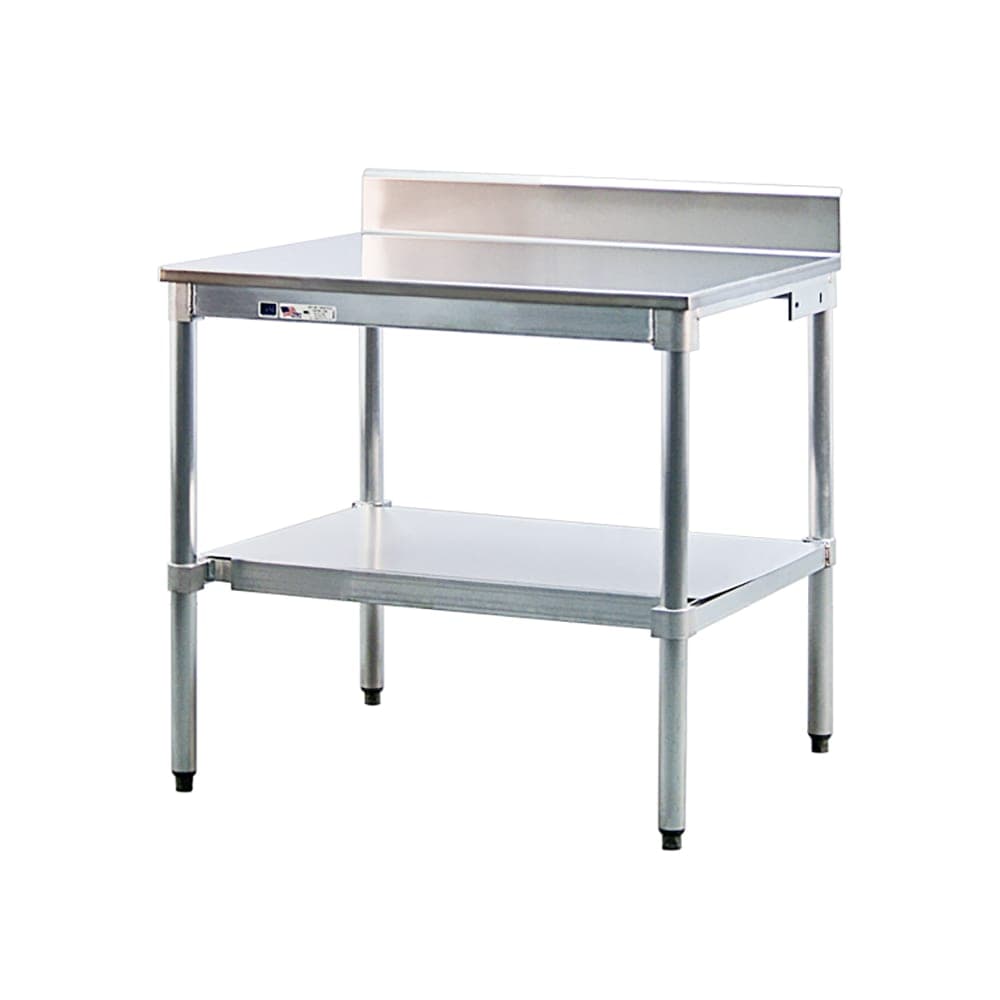 New Age Undershelf for Work Table w/ Knock Down Frame, 48" x 24", Aluminum (24US48KD)