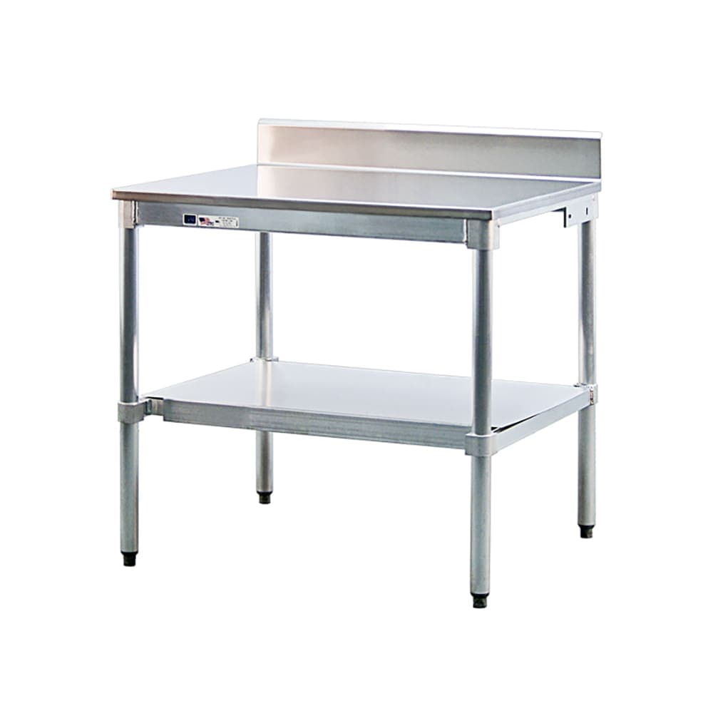 New Age Undershelf for Work Table w/ Knock Down Frame, 60" x 24", Aluminum (24US60KD)
