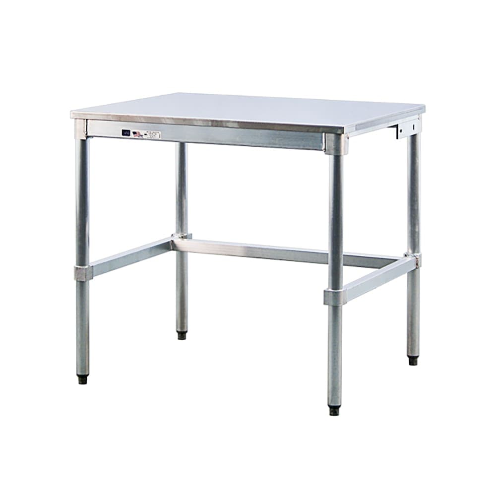New Age 60" 16 ga Work Table w/ 304 Series Stainless Flat Top (30SS60KD)